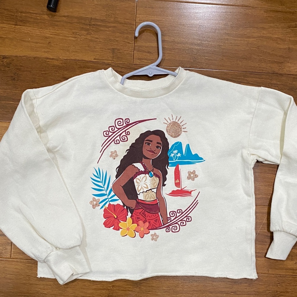 Disney Cream Moana Sweatshirt